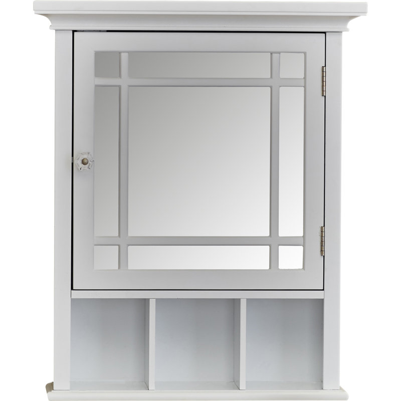 Taryn 20" x 24" Surface Mount Framed 1 Door Medicine with 1 Adjustable Shelf & Reviews